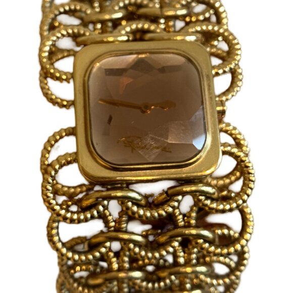 Roberto Cavalli Gold Colored Chain Watch - Picture 6 of 7